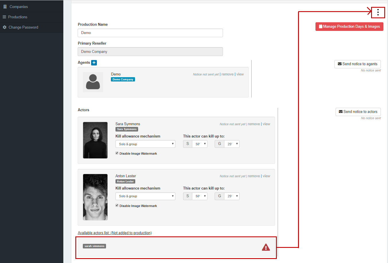 A screenshot of how to detect and fix a tagging error on Image Approvals.
