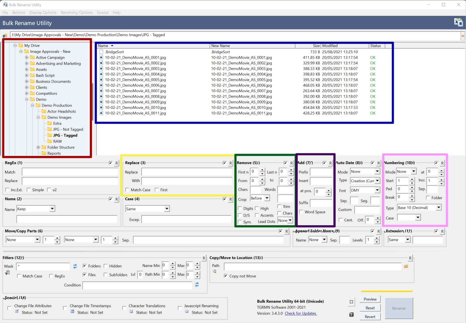 How to rename images in bulk using Bulk Rename Utility. – Image ...